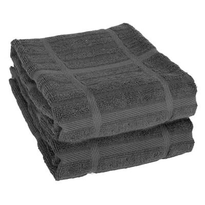 All-Clad Textiles Ręcznik kuchenny, bawełna, cyna, solidny, 2 szt All-Clad Textiles Ręcznik kuchenny, bawełna, cyna, solidny, 2 szt