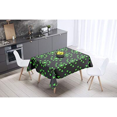 Bonamaison Dekoracja kuchenna, obrus, neonowy zielony dym, 140 x 140 cm – zaprojektowany i wyprodukowany w Turcji Bonamaison Dekoracja kuchenna, obrus, neonowy zielony dym, 140 x 140 cm – zaprojektowany i wyprodukowany w Turcji