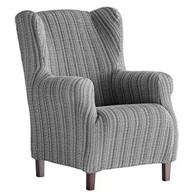 Martina Home Pokrowiec na fotel, elastyczny fotel z uszami, 33 x 42 x 8 cm, szary Martina Home Pokrowiec na fotel, elastyczny fotel z uszami, 33 x 42 x 8 cm, szary
