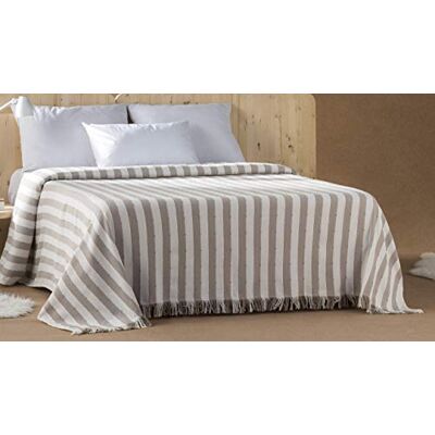 Estoralis Plaidtor Toscana Plaid Wielofunkcyjny, Bawełna, Beżowy, 180x270 cm Estoralis Plaidtor Toscana Plaid Wielofunkcyjny, Bawełna, Beżowy, 180x270 cm