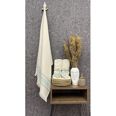 Questo Casa Ręcznik Kąpielowy, Ręcznik Plażowy, 16/1 Bambus, Wzór Afrodyzji, Splot Żakardowy, Szybkoschnąca, 330g/m², 80x150 Cm, 1 Kawałek, Naturalny, Mennica Questo Casa Ręcznik Kąpielowy, Ręcznik Plażowy, 16/1 Bambus, Wzór Afrodyzji, Splot Żakardowy, Szybkoschnąca, 330g/m², 80x150 Cm, 1 Kawałek, Naturalny, Mennica