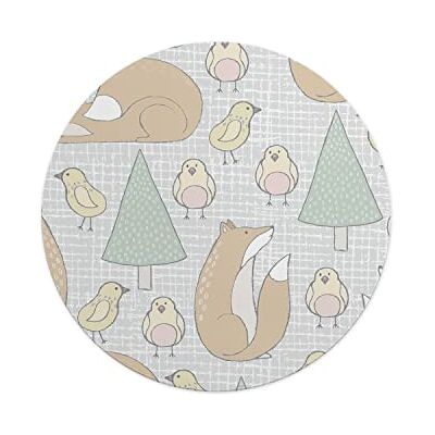 Questo Casa , Okrągły Drukowane Cyfrowo Podkładka Pod Mysz, Antypoślizgowa Podstawa, Średnica: 22 Cm Questo Casa , Okrągły Drukowane Cyfrowo Podkładka Pod Mysz, Antypoślizgowa Podstawa, Średnica: 22 Cm