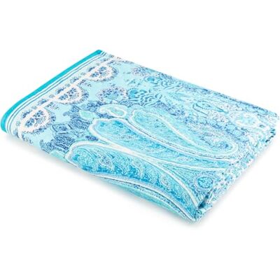 Bassetti MERGELLINA narzuta ze 100% bawełny w kolorze Ocean Blue B1, wymiary: 265 x 255 cm 9328473 Bassetti MERGELLINA narzuta ze 100% bawełny w kolorze Ocean Blue B1, wymiary: 265 x 255 cm 9328473
