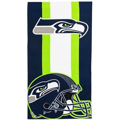 Northwest NFL Seattle Seahawks ręcznik plażowy, 76 cm x 152 cm, strefa odczyt Northwest NFL Seattle Seahawks ręcznik plażowy, 76 cm x 152 cm, strefa odczyt