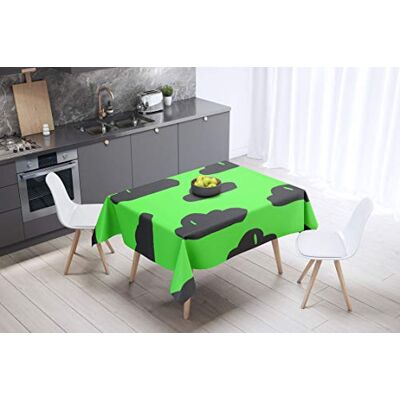 Bonamaison Dekoracja kuchenna, obrus, neonowy zielony opar, 140 x 140 cm zaprojektowany i wyprodukowany w Turcji Bonamaison Dekoracja kuchenna, obrus, neonowy zielony opar, 140 x 140 cm zaprojektowany i wyprodukowany w Turcji
