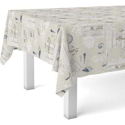 Martina Home Obrus Hule Narcea niebieski 140 x 140 cm Martina Home Obrus Hule Narcea niebieski 140 x 140 cm