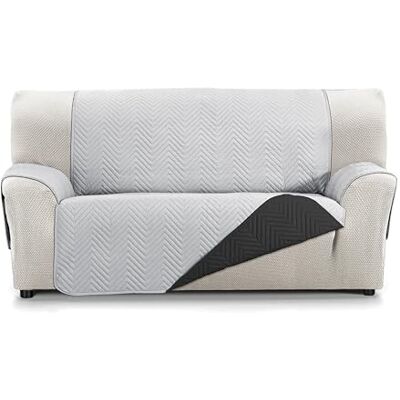 Martina Home Pokrowce SOFA Milano 3-osobowy Szary/Czarny Martina Home Pokrowce SOFA Milano 3-osobowy Szary/Czarny