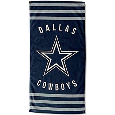 Northwest The Company NFL Dallas Cowboys Stripes ręcznik plażowy, 76 cm x 152 cm, wielokolorowy, jeden rozmiar (DACTWL72004) Northwest The Company NFL Dallas Cowboys Stripes ręcznik plażowy, 76 cm x 152 cm, wielokolorowy, jeden rozmiar (DACTWL72004)