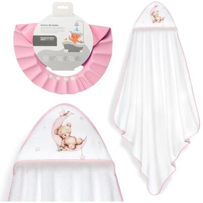 Interbaby Peleryna do kąpieli dla niemowląt + regulowana czapka 100% bawełniany ręcznik z kapturem unisex Miękki, szybkoschnący Idealny dla noworodków, niemowląt i małych dzieci Gwiazdy Interbaby Peleryna do kąpieli dla niemowląt + regulowana czapka 100% bawełniany ręcznik z kapturem unisex Miękki, szybkoschnący Idealny dla noworodków, niemowląt i małych dzieci Gwiazdy
