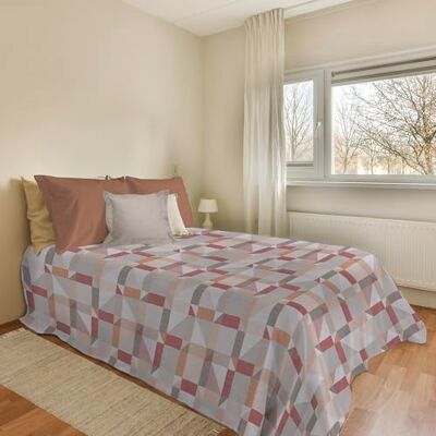 PENSIERI DELICATI Narzuta na łóżko 220 x 280 cm, 100% bawełna Pique pojedynczy ręcznik, idealny jako ręcznik dekoracyjny, koc do spania na łóżko 1-osobowy, wzór Ateny pomarańczowy, 100% wyprodukowano PENSIERI DELICATI Narzuta na łóżko 220 x 280 cm, 100% bawełna Pique pojedynczy ręcznik, idealny jako ręcznik dekoracyjny, koc do spania na łóżko 1-osobowy, wzór Ateny pomarańczowy, 100% wyprodukowano