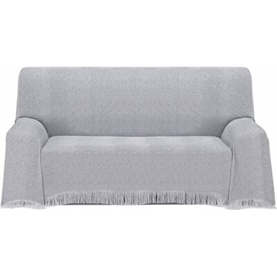 ECOMMERC3 Uniwersalna narzuta na sofę lub łóżko 130 x 180 cm uniwersalna narzuta na sofę lub łóżko wyjątkowo miękka w dotyku szara ECOMMERC3 Uniwersalna narzuta na sofę lub łóżko 130 x 180 cm uniwersalna narzuta na sofę lub łóżko wyjątkowo miękka w dotyku szara