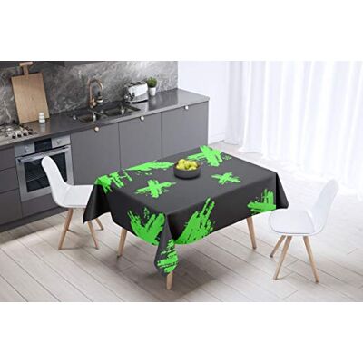 Bonamaison Dekoracja kuchenna, obrus, neonowy zielony opar, 140 x 140 cm zaprojektowany i wyprodukowany w Turcji Bonamaison Dekoracja kuchenna, obrus, neonowy zielony opar, 140 x 140 cm zaprojektowany i wyprodukowany w Turcji