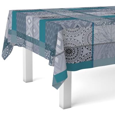 Martina Home Obrus Hule Pompe niebieski 180 x 140 cm Martina Home Obrus Hule Pompe niebieski 180 x 140 cm