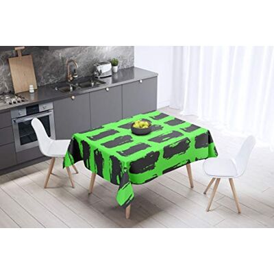 Bonamaison Dekoracja kuchenna, obrus, neonowy zielony opar, 140 x 140 cm zaprojektowany i wyprodukowany w Turcji Bonamaison Dekoracja kuchenna, obrus, neonowy zielony opar, 140 x 140 cm zaprojektowany i wyprodukowany w Turcji