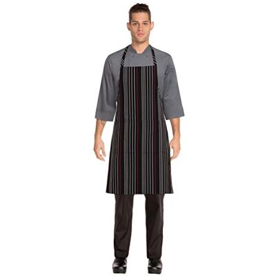 A550 Chef Works Fartuch na szelkach unisex w paski A550 Chef Works Fartuch na szelkach unisex w paski