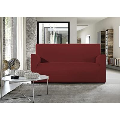 BIANCHERIAWEB Magic Fotel Fotel, Ręcznik na sofę jednolity kolor Bordeaux, pasuje do foteli od 85 do 100 cm z głębokością siedziska 65 cm, pokrowiec na fotel przeciwdeszczowy i przeciwwłosowy BIANCHERIAWEB Magic Fotel Fotel, Ręcznik na sofę jednolity kolor Bordeaux, pasuje do foteli od 85 do 100 cm z głębokością siedziska 65 cm, pokrowiec na fotel przeciwdeszczowy i przeciwwłosowy