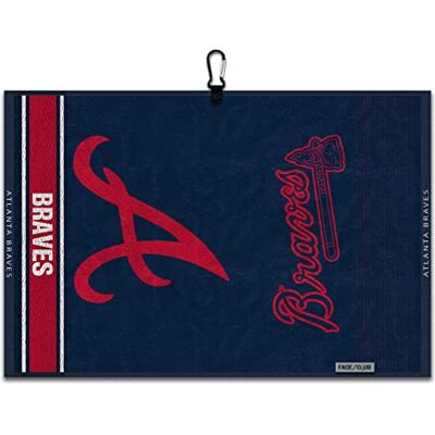 Team Effort Atlanta Braves ręcznik żakardowy do twarzy/klubu Team Effort Atlanta Braves ręcznik żakardowy do twarzy/klubu