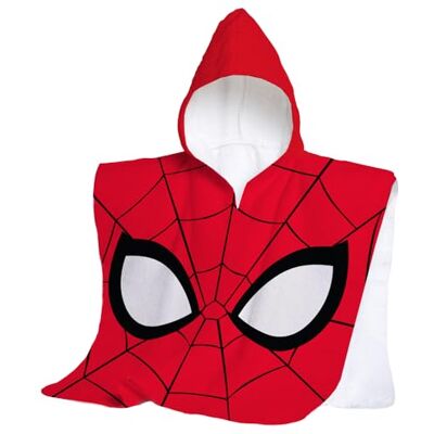 hermet Ręcznik plażowy z kapturem Spiderman, ponczo plażowe maxi, 60 x 60 cm, ręcznik plażowy lub basenowy, 100% miękka bawełna hermet Ręcznik plażowy z kapturem Spiderman, ponczo plażowe maxi, 60 x 60 cm, ręcznik plażowy lub basenowy, 100% miękka bawełna