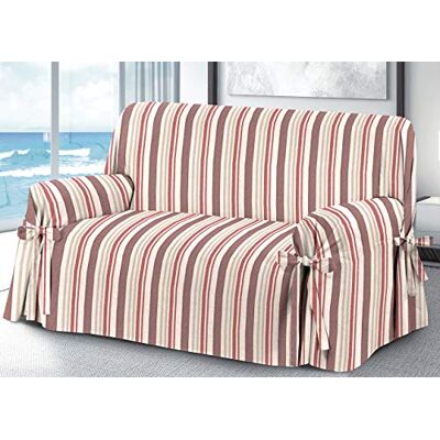 BIANCHERIAWEB Ręcznik Sofa z Lakierem, Ochronna Sofa, Sofa Ochronna, Sofa 2-osobowa, Fantasia Riwiera Burgundowa BIANCHERIAWEB Ręcznik Sofa z Lakierem, Ochronna Sofa, Sofa Ochronna, Sofa 2-osobowa, Fantasia Riwiera Burgundowa
