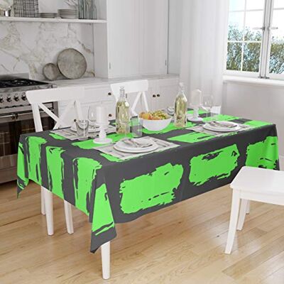 Bonamaison Le Jardin du Lin Dekoracja kuchenna, obrus, neonowy zielony dym, 140 x 160 cm – zaprojektowany i wyprodukowany w Turcji Bonamaison Le Jardin du Lin Dekoracja kuchenna, obrus, neonowy zielony dym, 140 x 160 cm – zaprojektowany i wyprodukowany w Turcji