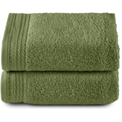 Top Towel RIZO ręczniki do rąk, zestaw 2 szt., ręczniki kąpielowe, 100% czesana bawełna, 600g/m2, wymiary 100 x 50 cm, prześcieradło Top Towel RIZO ręczniki do rąk, zestaw 2 szt., ręczniki kąpielowe, 100% czesana bawełna, 600g/m2, wymiary 100 x 50 cm, prześcieradło