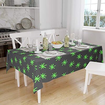 Bonamaison Dekoracja kuchenna, obrus, neonowy zielony opar, 140 x 160 cm zaprojektowany i wyprodukowany w Turcji Bonamaison Dekoracja kuchenna, obrus, neonowy zielony opar, 140 x 160 cm zaprojektowany i wyprodukowany w Turcji