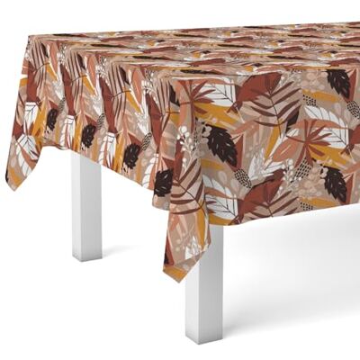 Martina Home Obrus Hule Navia Brązowy 220X140 CM Martina Home Obrus Hule Navia Brązowy 220X140 CM