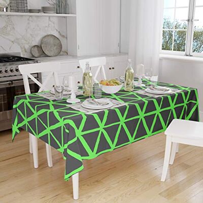 Bonamaison Dekoracja kuchenna, obrus, neonowy zielony dym, 140 x 160 cm – zaprojektowany i wyprodukowany w Turcji Bonamaison Dekoracja kuchenna, obrus, neonowy zielony dym, 140 x 160 cm – zaprojektowany i wyprodukowany w Turcji