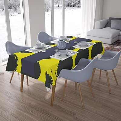 Bonamaison Dekoracja kuchenna, obrus, neonowy żółty, dym, 140 x 200 cm – zaprojektowany i wyprodukowany w Turcji Bonamaison Dekoracja kuchenna, obrus, neonowy żółty, dym, 140 x 200 cm – zaprojektowany i wyprodukowany w Turcji