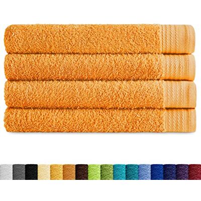 Eiffel Textile Pakiety ręczników Jakość Curl 600 gr, 100% bawełna, szafran, Umywalka 50x100 cm, 4 sztuki Eiffel Textile Pakiety ręczników Jakość Curl 600 gr, 100% bawełna, szafran, Umywalka 50x100 cm, 4 sztuki