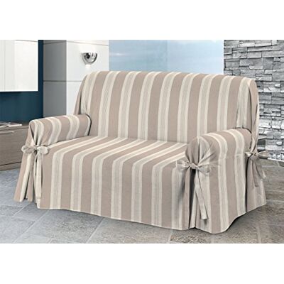 BIANCHERIAWEB Ręcznik Sofa Sofa Ochronna, Sofa 2-osobowa, Fantazyjny Grancasa beżowy BIANCHERIAWEB Ręcznik Sofa Sofa Ochronna, Sofa 2-osobowa, Fantazyjny Grancasa beżowy