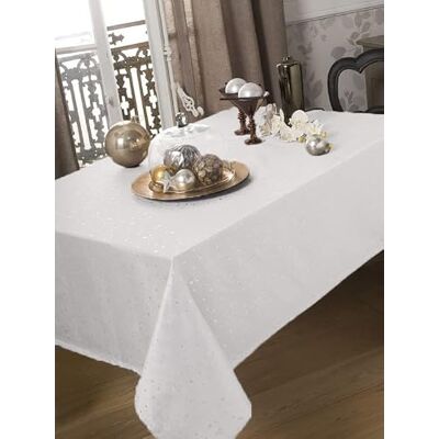 CALITEX Evita obrus poliester biały, 150 x 250 cm CALITEX Evita obrus poliester biały, 150 x 250 cm