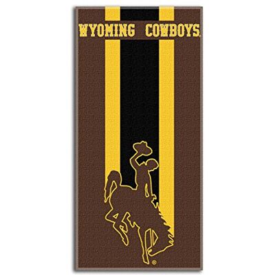 1COL620000066RET Northwest NCAA Wyoming Cowboys Ręcznik plażowy uniseks dla dorosłych, 76 x 152 cm, Zone Read 1COL620000066RET Northwest NCAA Wyoming Cowboys Ręcznik plażowy uniseks dla dorosłych, 76 x 152 cm, Zone Read