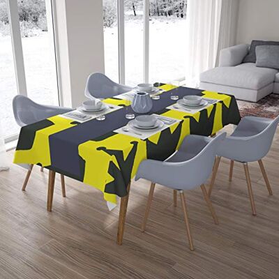 Bonamaison Dekoracja kuchenna, obrus, neonowy żółty, dym, 140 x 200 cm – zaprojektowany i wyprodukowany w Turcji Bonamaison Dekoracja kuchenna, obrus, neonowy żółty, dym, 140 x 200 cm – zaprojektowany i wyprodukowany w Turcji