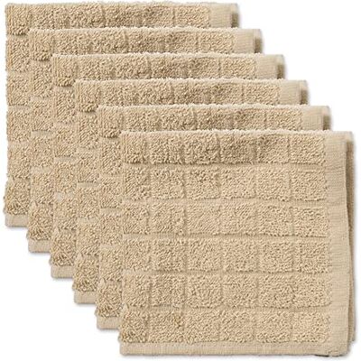DII Solidny zestaw ściereczek do naczyń, bawełna, kamyk, 12 x 12 DII Solidny zestaw ściereczek do naczyń, bawełna, kamyk, 12 x 12