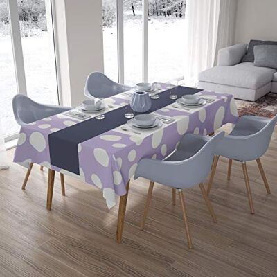 Bonamaison Dekoracja kuchni, poliester, odporny na pleśń, szybkoschnący, wodoodporny, obrus na stół, losowy wzór, 140 x 200 cm zaprojektowany i wyprodukowany w Turcji Bonamaison Dekoracja kuchni, poliester, odporny na pleśń, szybkoschnący, wodoodporny, obrus na stół, losowy wzór, 140 x 200 cm zaprojektowany i wyprodukowany w Turcji