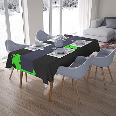 Bonamaison Dekoracja kuchenna, obrus, neonowy zielony opar, 140 x 200 cm zaprojektowany i wyprodukowany w Turcji Bonamaison Dekoracja kuchenna, obrus, neonowy zielony opar, 140 x 200 cm zaprojektowany i wyprodukowany w Turcji
