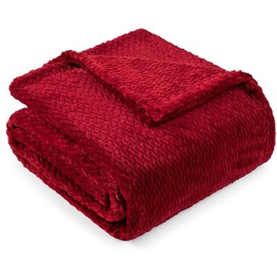 PAVILIA Miękki flanelowy koc polarowy narzuta podwójny bordowy bordowy bordowy czerwony, teksturowany dekoracyjny aksamitny koc kanapa sofa łóżko, puszysty pluszowy przytulny ciepły lekki mikrofibra, PAVILIA Miękki flanelowy koc polarowy narzuta podwójny bordowy bordowy bordowy czerwony, teksturowany dekoracyjny aksamitny koc kanapa sofa łóżko, puszysty pluszowy przytulny ciepły lekki mikrofibra,