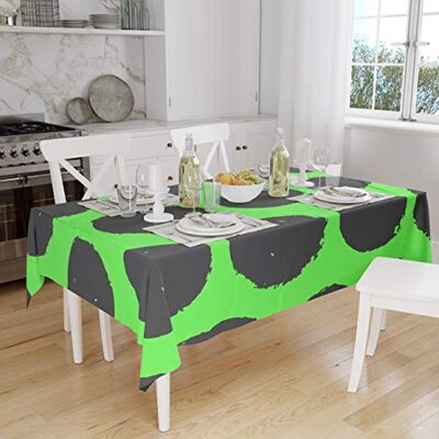 Bonamaison Dekoracja kuchenna, obrus, neonowy zielony opar, 140 x 160 cm zaprojektowany i wyprodukowany w Turcji Bonamaison Dekoracja kuchenna, obrus, neonowy zielony opar, 140 x 160 cm zaprojektowany i wyprodukowany w Turcji