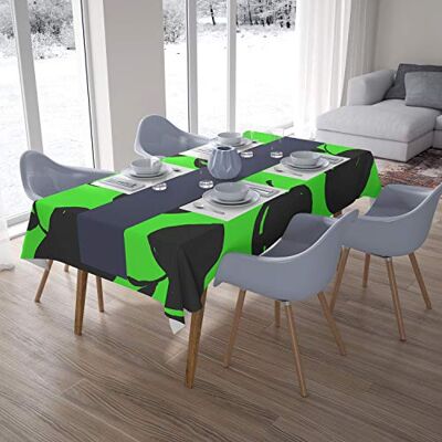 Bonamaison Dekoracja kuchenna, obrus, neonowy zielony dym, 140 x 200 cm – zaprojektowany i wyprodukowany w Turcji Bonamaison Dekoracja kuchenna, obrus, neonowy zielony dym, 140 x 200 cm – zaprojektowany i wyprodukowany w Turcji
