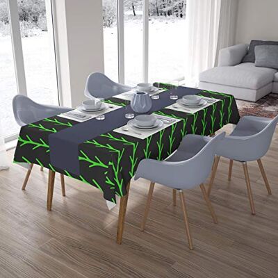 Bonamaison Dekoracja kuchenna, obrus, neonowy zielony dym, 140 x 200 cm – zaprojektowany i wyprodukowany w Turcji Bonamaison Dekoracja kuchenna, obrus, neonowy zielony dym, 140 x 200 cm – zaprojektowany i wyprodukowany w Turcji