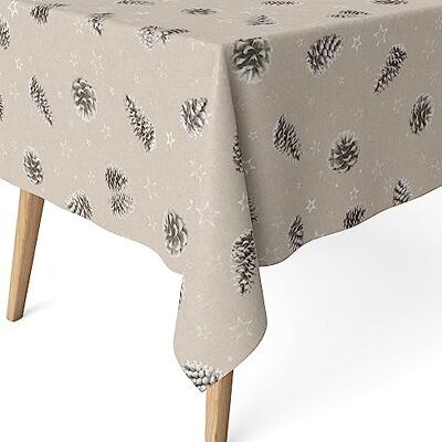 Martina Home Obrus RESZOWANY Ananas Szary 100X140 CM Martina Home Obrus RESZOWANY Ananas Szary 100X140 CM
