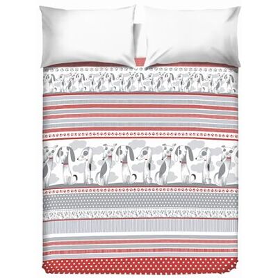 PENSIERI DELICATI Podwójny koc 260 x 280 cm, 100% bawełna Pique pojedynczy ręcznik, idealny jako ręcznik dekoracyjny, 2-osobowy koc do spania, czerwony wzór BauBau, wyprodukowany we Włoszech PENSIERI DELICATI Podwójny koc 260 x 280 cm, 100% bawełna Pique pojedynczy ręcznik, idealny jako ręcznik dekoracyjny, 2-osobowy koc do spania, czerwony wzór BauBau, wyprodukowany we Włoszech