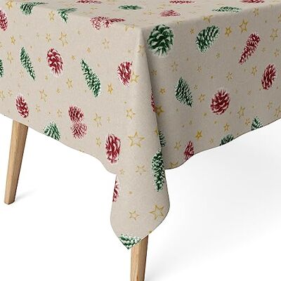 Martina Home Obrus RESZOWANY Ananas Zielony 100X140 CM Martina Home Obrus RESZOWANY Ananas Zielony 100X140 CM