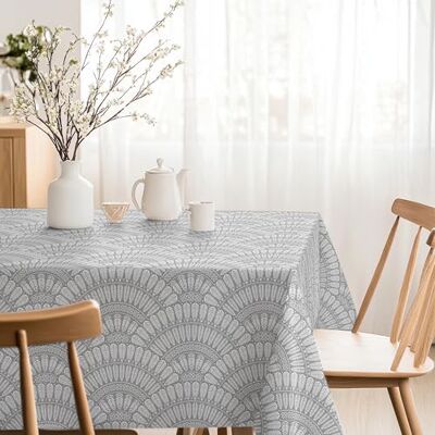 Martina Home Obrus ODZIANY CIES Szary 220X140 CM Martina Home Obrus ODZIANY CIES Szary 220X140 CM