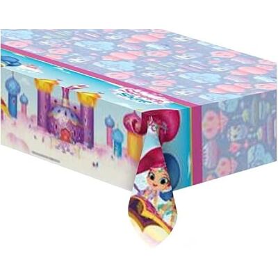 ALMACENESADAN , 5158, zestaw na przyjęcie urodzinowe; obrus 120x180 cm; z licencji Toy Story (Shimmer and Shine) ALMACENESADAN , 5158, zestaw na przyjęcie urodzinowe; obrus 120x180 cm; z licencji Toy Story (Shimmer and Shine)