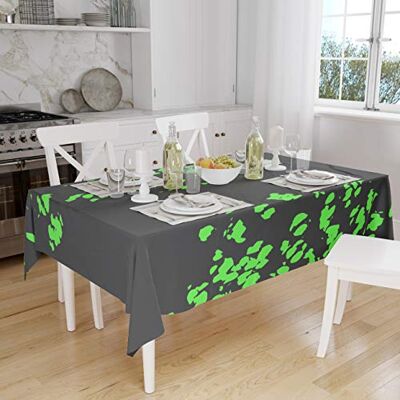 Bonamaison Dekoracja kuchenna, obrus, neonowy zielony dym, 140 x 160 cm – zaprojektowany i wyprodukowany w Turcji Bonamaison Dekoracja kuchenna, obrus, neonowy zielony dym, 140 x 160 cm – zaprojektowany i wyprodukowany w Turcji