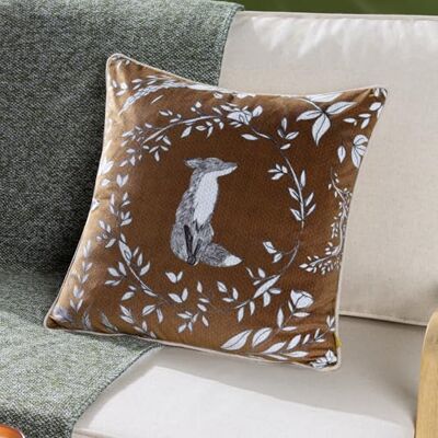 furn. Rokitnik Fox Velvet Piped Feather Rich Filled Cushion furn. Rokitnik Fox Velvet Piped Feather Rich Filled Cushion