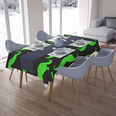 Bonamaison Dekoracja kuchenna, obrus, neonowy zielony dym, 140 x 200 cm – zaprojektowany i wyprodukowany w Turcji Bonamaison Dekoracja kuchenna, obrus, neonowy zielony dym, 140 x 200 cm – zaprojektowany i wyprodukowany w Turcji
