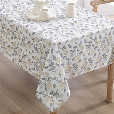 Laura Ashley Dekoracyjny obrus, odporny na zagniecenia, plamy, wodoodporny, łatwy w pielęgnacji, poliestrowy, do jadalni, na święta i imprezy, okrągły, 152 x 304 cm, hortensja, szary Laura Ashley Dekoracyjny obrus, odporny na zagniecenia, plamy, wodoodporny, łatwy w pielęgnacji, poliestrowy, do jadalni, na święta i imprezy, okrągły, 152 x 304 cm, hortensja, szary